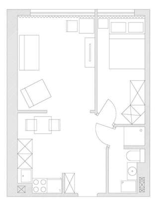 Апартаменты Apartament Słodowiec Варшава Апартаменты с 2 спальнями-27